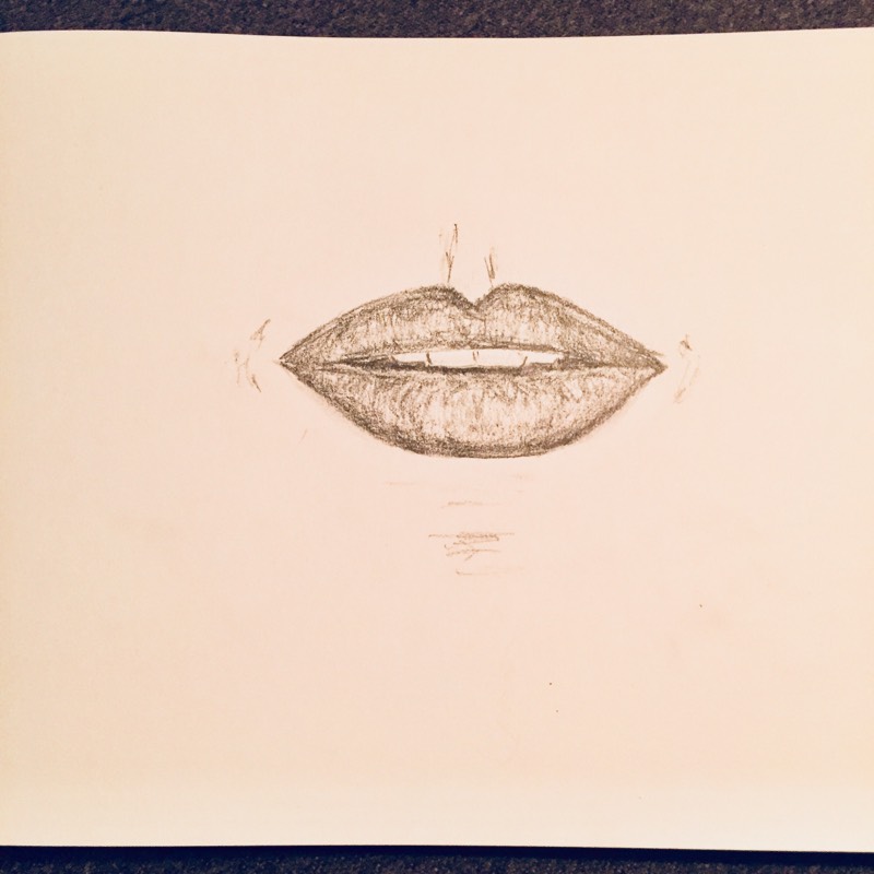 Lips drawings