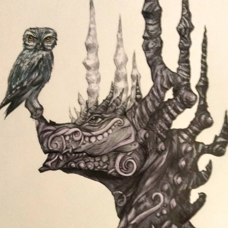 dragon by Fisch12 (Pen, Markers)