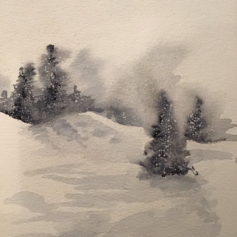 snow by Sally (Watercolor)