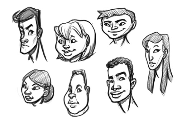 How to Draw a Face - 25 Step by Step Drawings and Video Tutorials