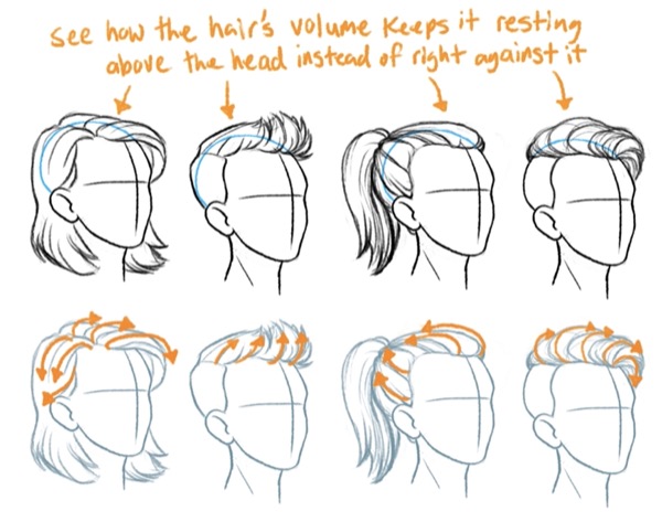 hair drawing images